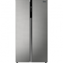 美的（Midea）对开门冰箱 525升 变频无霜 中央智控 智能节能电冰箱 星际银 BCD-525WKPZM(E)