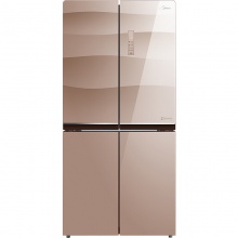 美的（Midea）432升冰箱 对开门家用变频风冷无霜多门电冰箱 BCD-432WGPZM 玫瑰金