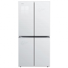 康佳（KONKA）396升 十字对开多门冰箱 家用电冰箱 静音保鲜 冷藏定期自动除霜 钢化玻璃 BCD-396MN