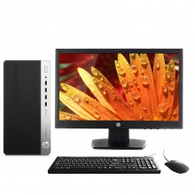 惠普（HP）HP ProDesk 480 G5 MT 台式电脑套机（i5-8500/4G/500G/超薄DVDRW/Windows 10 Home 64位/3-3-3有限保修/19.5寸显示器）带键盘鼠标
