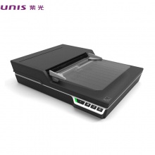 紫光（UNIS）F35S A4幅面自动进纸扫描仪 32页/分钟 可扫描黑白/灰度/彩色 2400*4800分辨率 平板式 无自动双面扫描