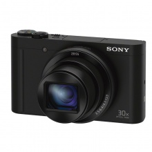 索尼（SONY）DSC-WX500 数码相机 黑色（1820万有效像素3英寸180度可翻转屏 30倍光学变焦 Wi-Fi分享上传）