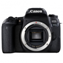 佳能（Canon）EOS 77D黑色单反相机 单机身
