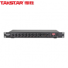 得胜（TAKSTAR）TS-808八路智能混音器 会议系统安装录播监控等场合使用