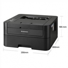 联想（Lenovo） LJ2405 黑白激光式打印机 官方标配 不支持网络打印 手动双面打印 黑色