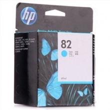 惠普（HP） C4911A 82 蓝色 打印机墨盒 适用于500/ 510 打印量69ML