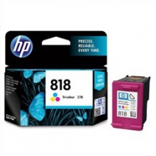 惠普（HP） 818C 彩色 打印机墨盒 适用于D1668/D2568/D2668 可打印量165页