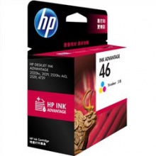 惠普（HP） CZ638AA/46 号 彩色 打印机墨盒 适用机型：HP Deskjet 2020hc/2520hc/4729/2529/2029 可打印量750页