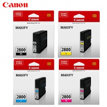 佳能（Canon）PGI-2800系列4色墨盒套装（适用于IB4080 MB5080 IB4180 MB5480）