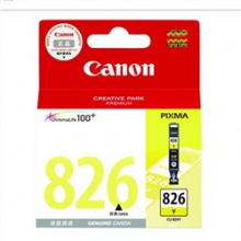 佳能（Canon） CLI-826Y 黄色墨盒 350页打印量 适用机型：IP4980/IX6580/MG6280/MG8180/MG8280(CLI-826Y)