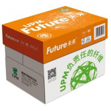 UPM 蓝未来浅绿复印纸 80克 A4 500张包 5包箱