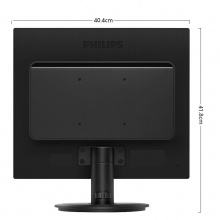 飞利浦（PHILIPS） 19英寸IPS宽视角 5:4正屏方屏内置音箱 办公监控设计显示器 19S4QAB（送鼠标）