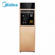 美的（Midea） 家用立式冷热制冷纳虑过滤直饮水机净饮机JD1358S-NF办公室台式即热茶吧机 巧克力色
