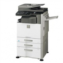 夏普（SHARP） 彩色激光多功能复合机 MX-2638NC A3幅面 打印/复印/扫描 标配一纸盒 输稿器 加配带轮纸柜