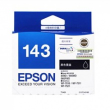 爱普生（EPSON） T1431 墨盒适合WF-7511 7521 3011 T1431黑色墨盒 约945页