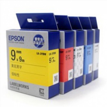 爱普生（EPSON） LK-4YBW LK-3WBN 原装标签带 打印机LW-400/700色带 LW600P 黑色