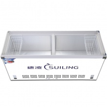 穗凌（SUILING）WT4-400II冰柜商用 卧式双温双箱 双温控冷藏冷冻柜 速冻冷柜茶叶柜