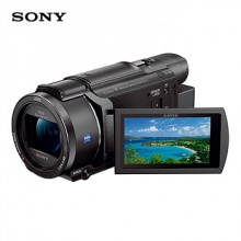 索尼 SONY 家用/直播4K高清数码摄像机 /DV/摄影机/录像机 5轴防抖 约20倍光学变焦(AXP55升级款) FDR-AX60 配包+64G高速卡