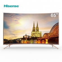 海信 (Hisense) HZ65A66 65英寸 超高清4K HDR 人工智能液晶曲面电视