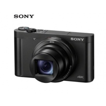 索尼（SONY）DSC-WX700 数码相机（4K视频 蔡司24-720mm大变焦镜头 180度可翻转屏 WiFi/NFC）黑色