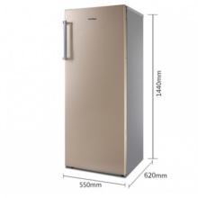 容声(Ronshen) 170升 冰柜 家用客厅立式冷冻柜 大容量电冰箱 分区分层大抽屉 一级能效 BD-170KE